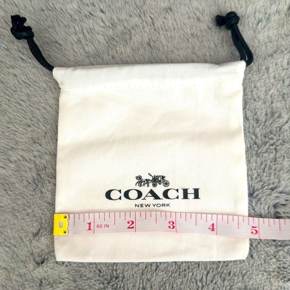 Coach Jewelry Dust Bag, NEW